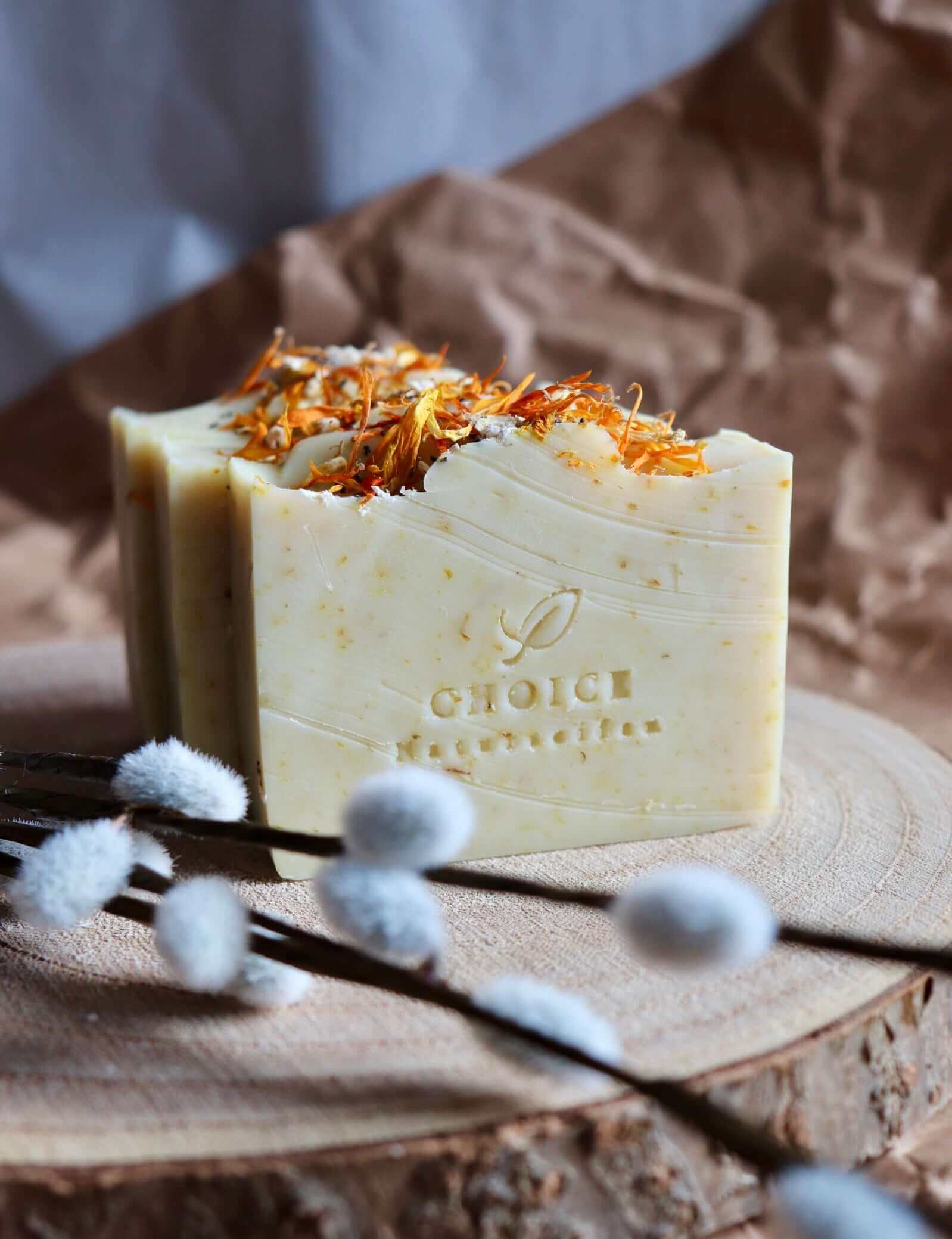CALENDULA mit Kokosmilch | Hand- & Körperseife | www.mydlo.de
