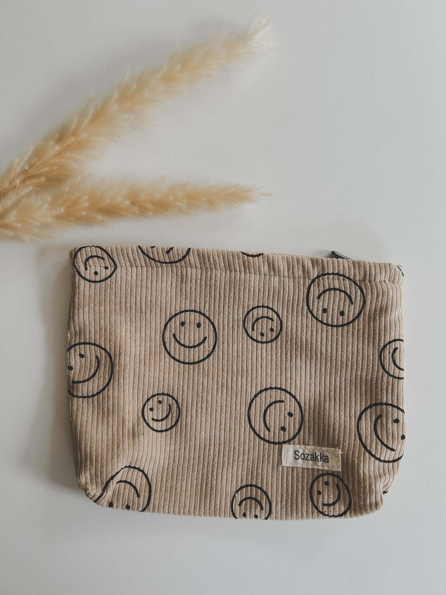 Aufbewahrungstasche | Kosmetiktasche mit Smilies | MYDLO Manufaktur