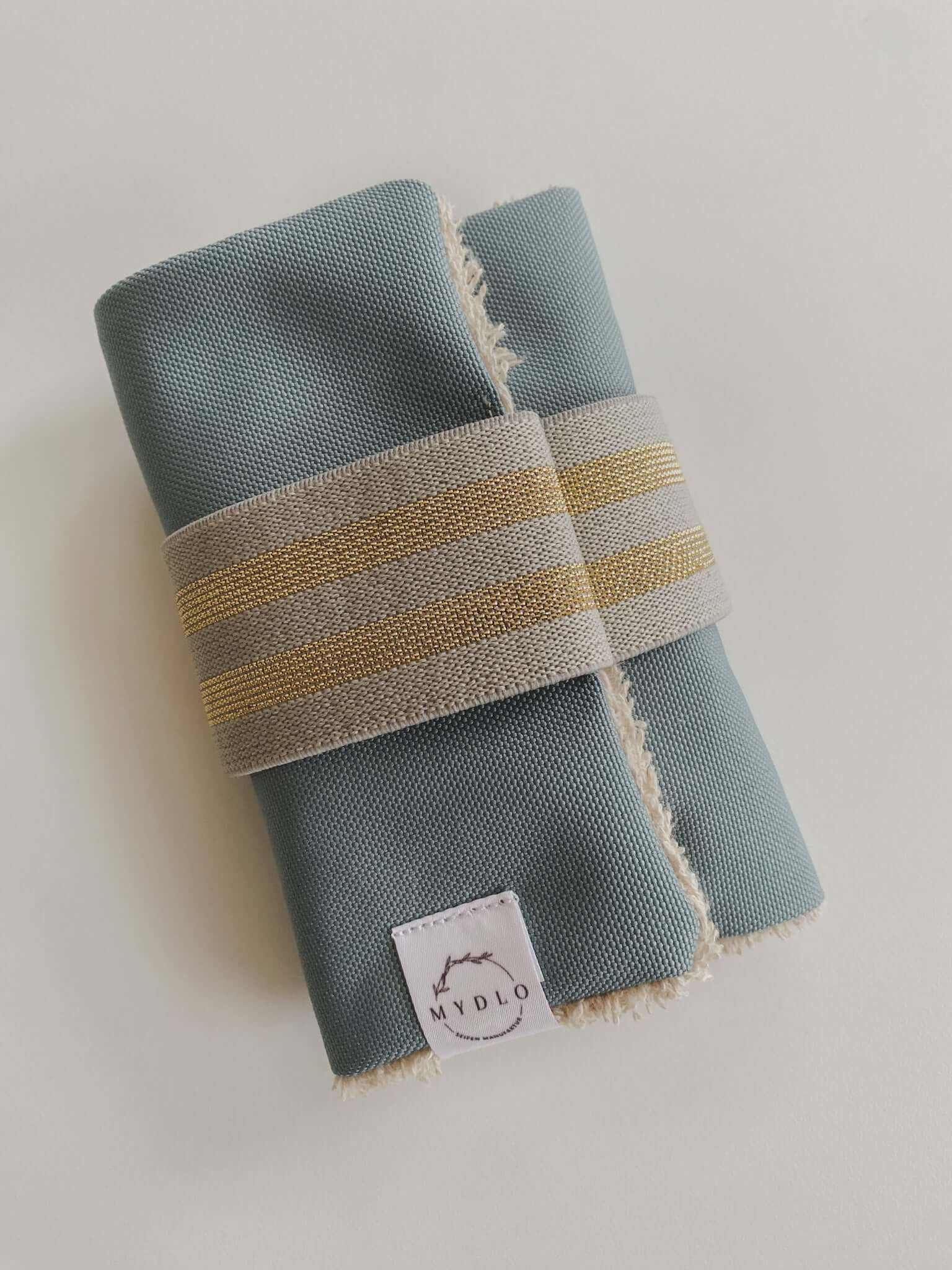 Seifentasche LEGEND Petrol/Creme | MYDLO Manufaktur