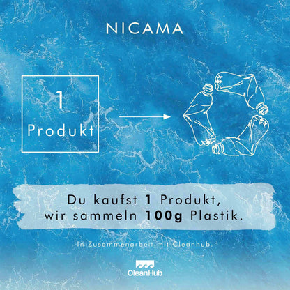 NICAMA - Duschseife Olivenöl-Salz | Nachhaltige Produkte auf www.mydlo.de