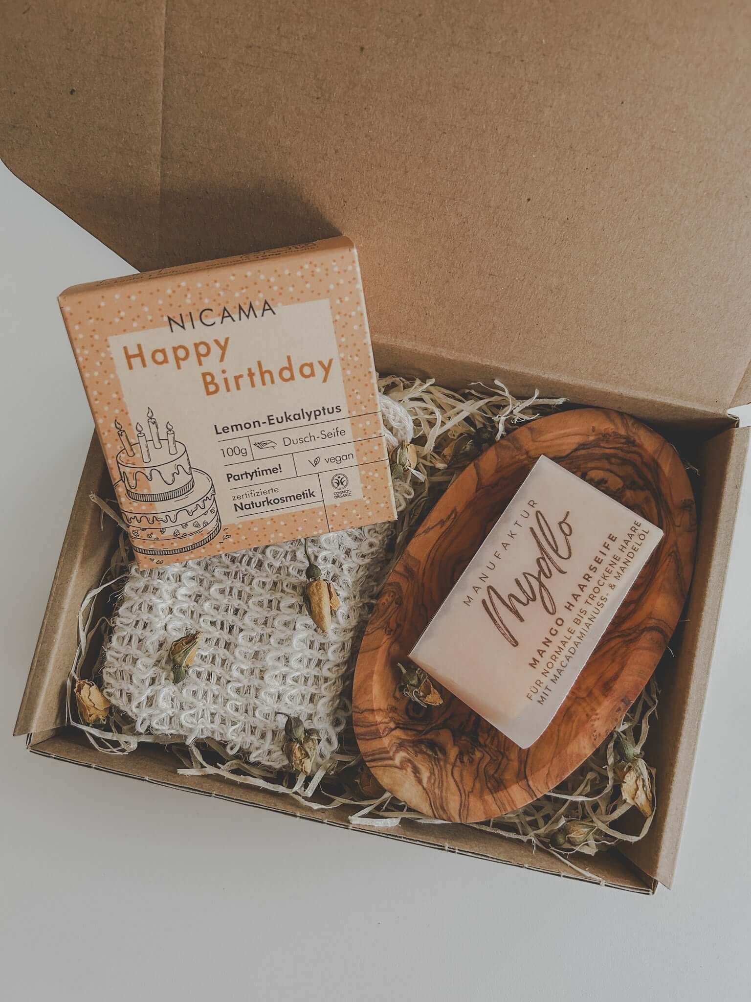 Happy Birthday! - Geschenkbox Haar