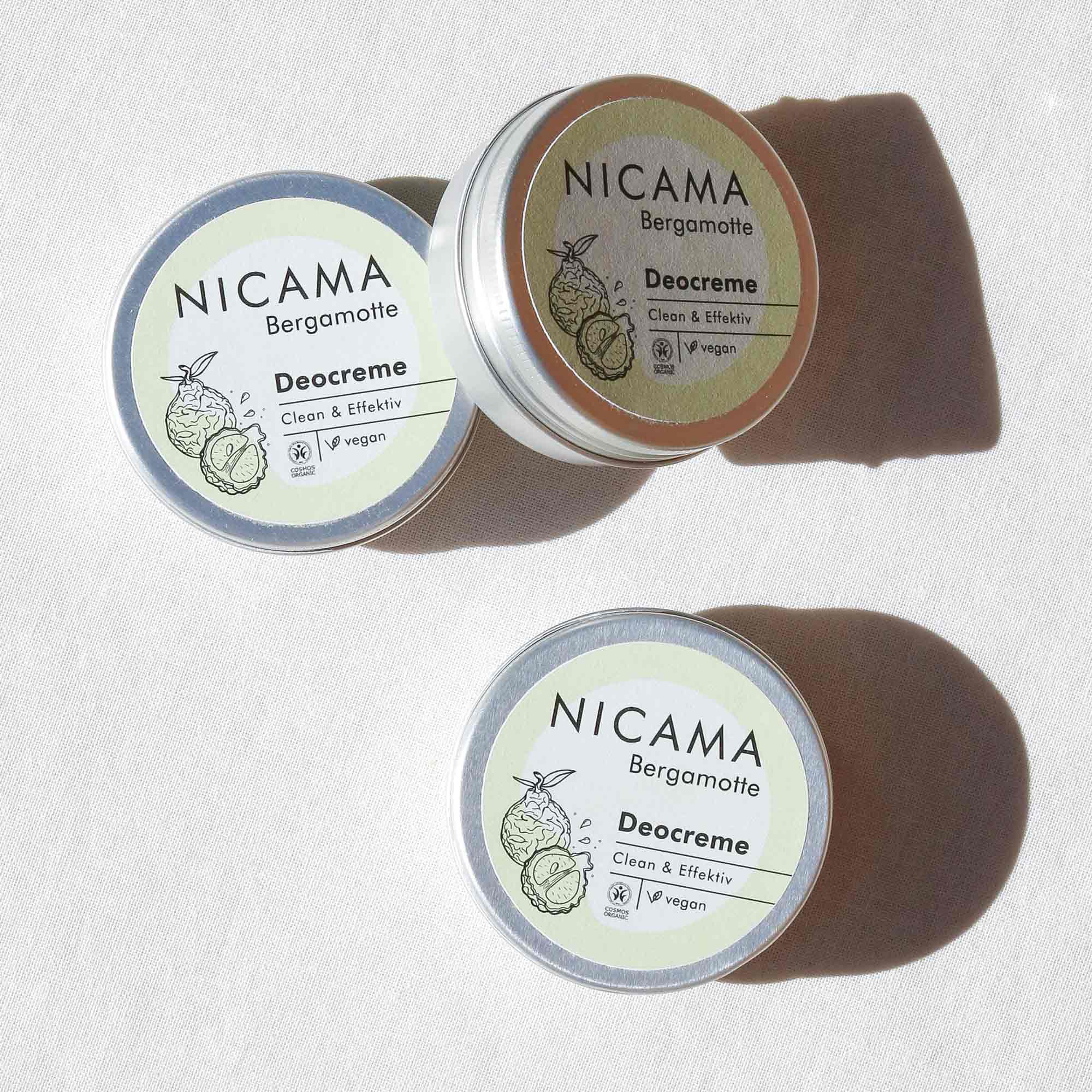 NICAMA - Deocreme Bergamotte | Nachhaltige Produkte auf www.mydlo.de