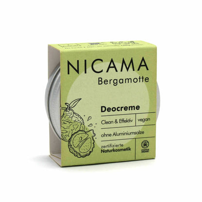 NICAMA - Deocreme Bergamotte | Nachhaltige Produkte auf www.mydlo.de